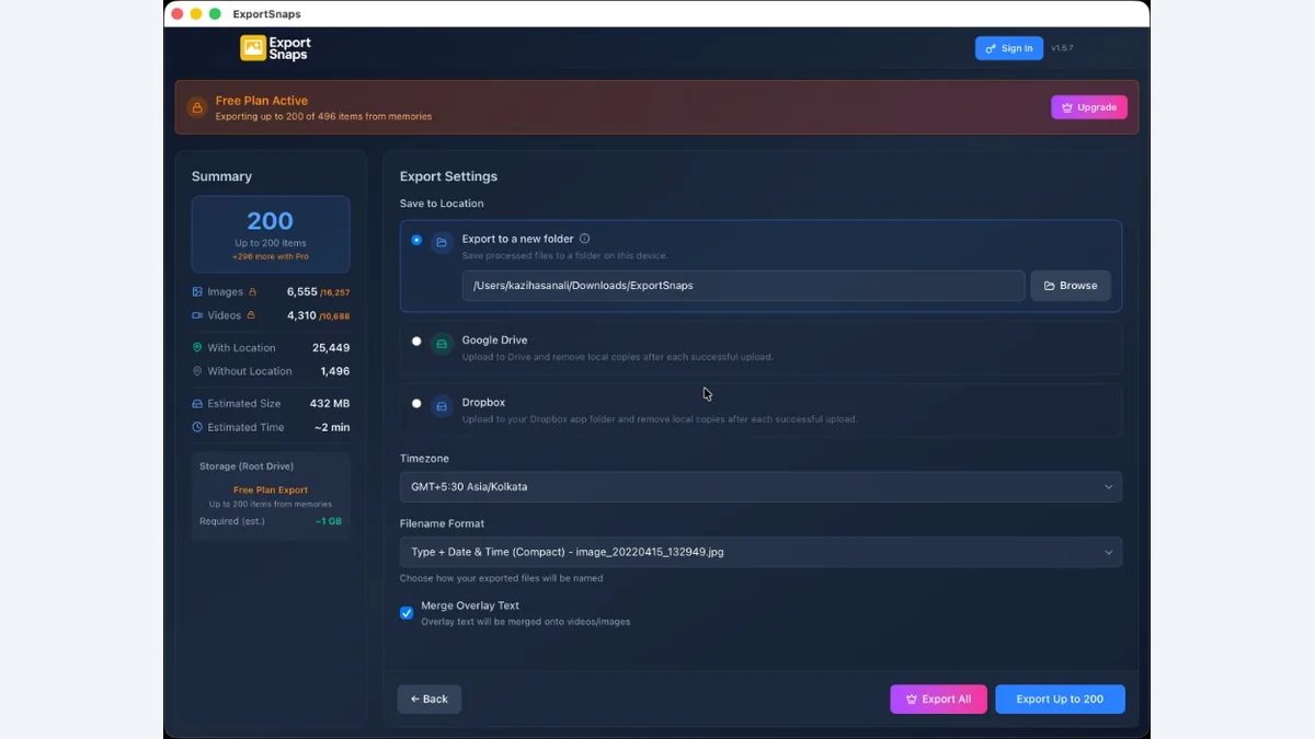 Preview & configure